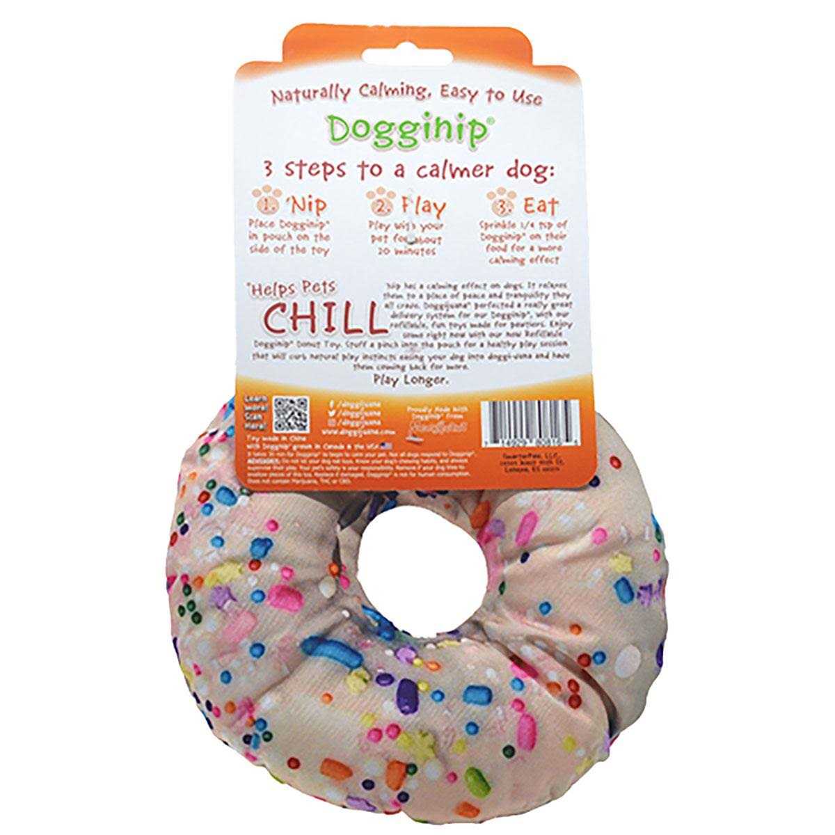 Refillable Donut Dog Toy G6506