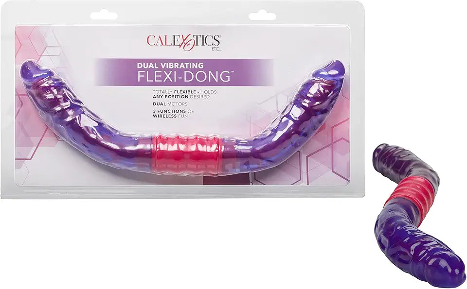 Dual Vibrating and Pulsating Flexi-Dong V8832