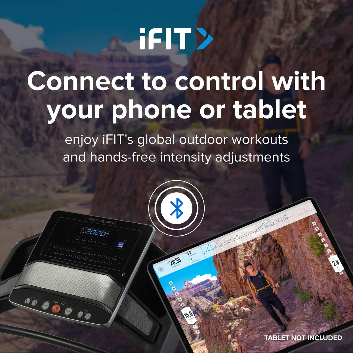 Carbon TL Treadmill with Display and Tablet Holder U573