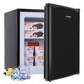 1.1 Cu.ft Black Compact Upright Freezer with Removable Shelf J92464