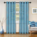 Semi-Sheer Moroccan Printed Curtain Set of 2 J543686