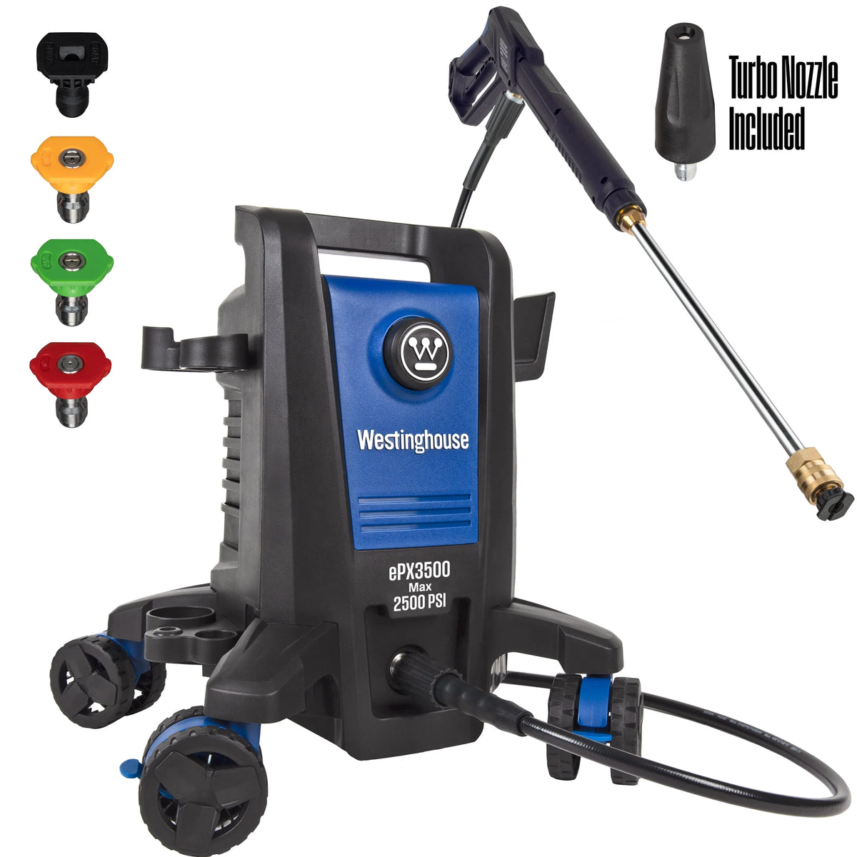 Electric Pressure Washer 2500-PSI 1.76-GPM 5 Nozzles K204669
