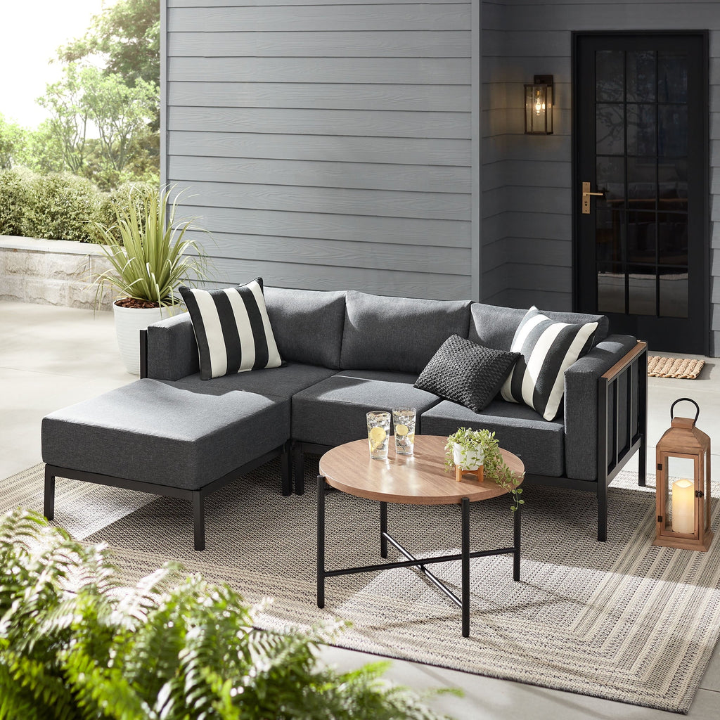 4 Piece Cushion Sectional Set D12441