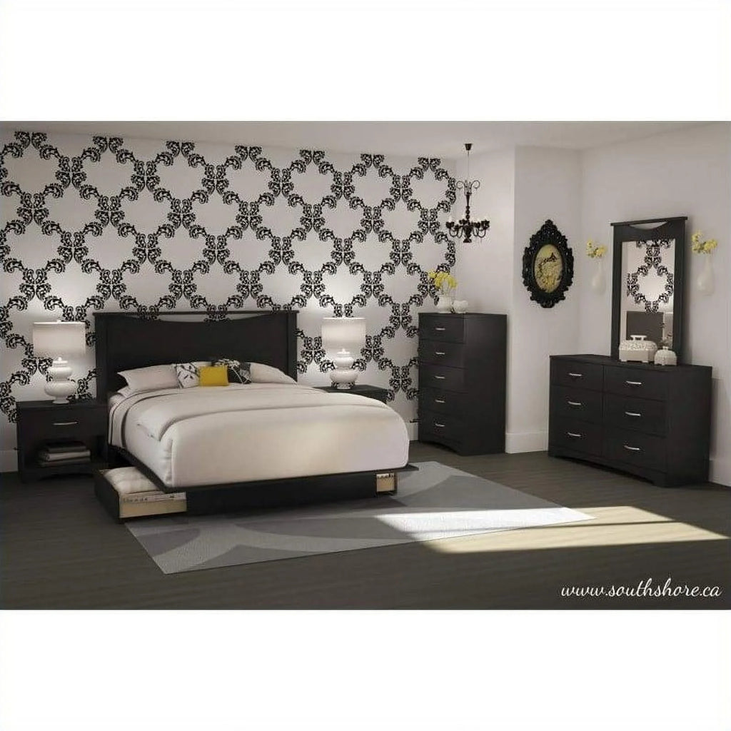 2-Piece 5-Drawer Chest and 6-Drawer Double Dresser Z111
