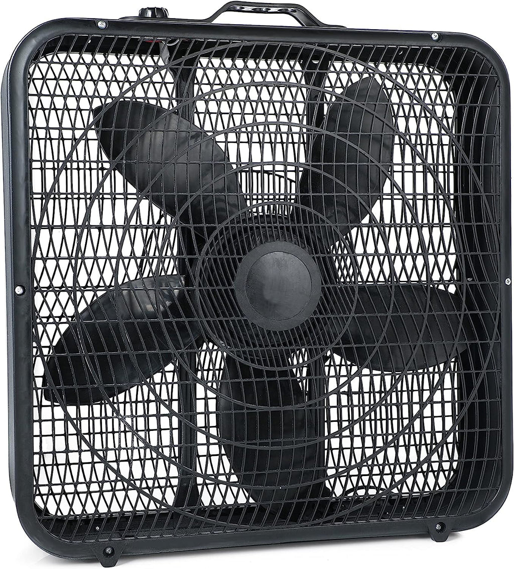 20" 3-Speed Black Box Fan K412515
