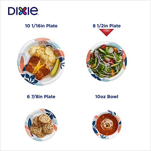 Medium Paper Plates, 8.5 Inch, 90 Count, Microwave-Safe, Disposable B44944
