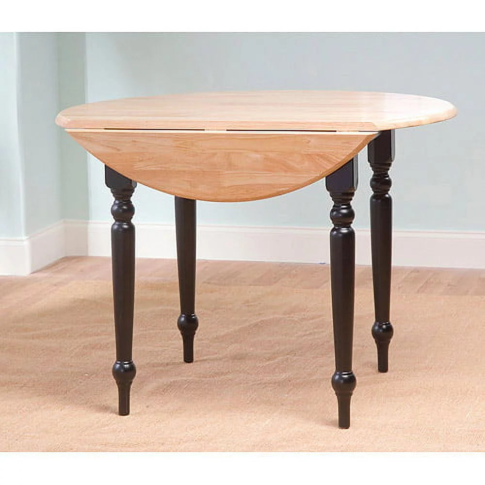 Round Drop-Leaf Dining Table E96271