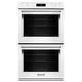 30 in. Double Electric Wall Oven Self-Cleaning with Convection in White I920717