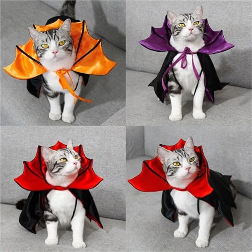 Halloween Pet Cosplay Vampire Cloak Attire L414