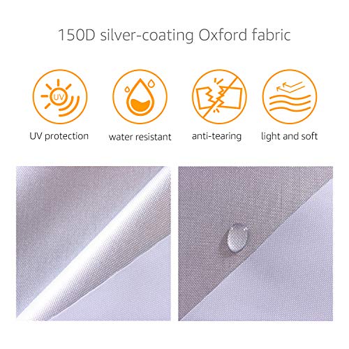Silver Weatherproof Car Cover 150D Oxford K3594