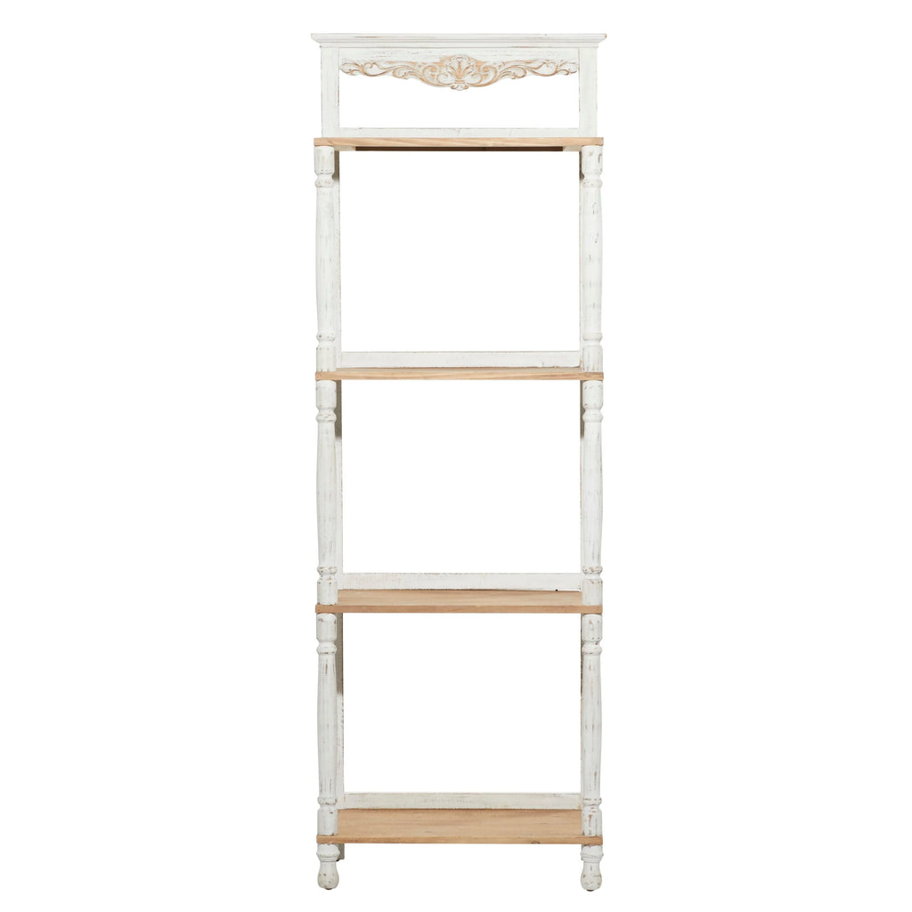 White Wood Shelving Unit A700
