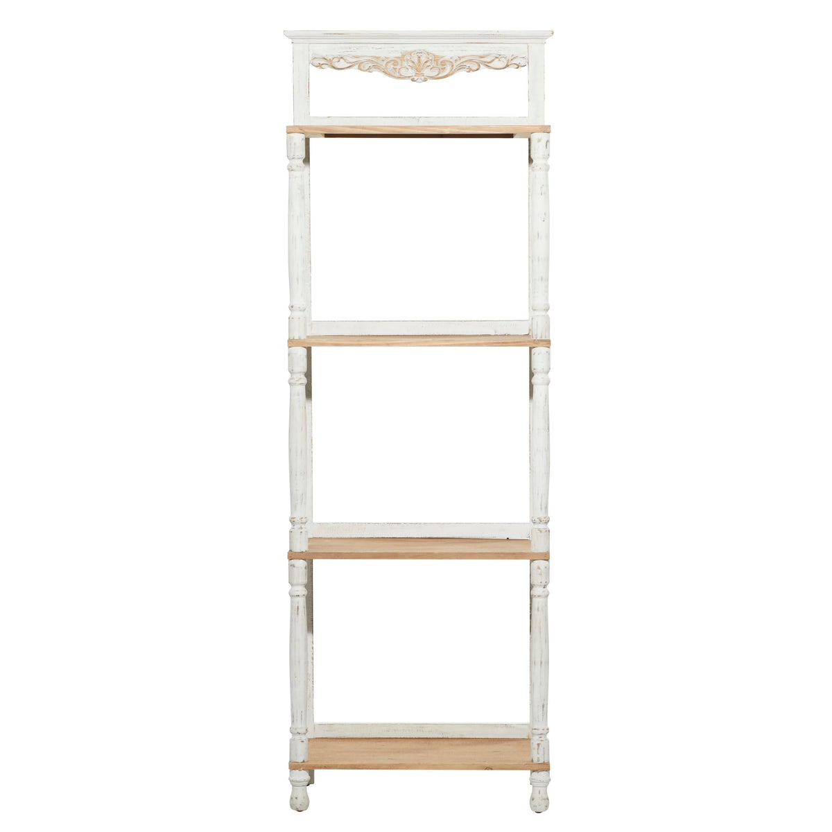 White Wood Shelving Unit A700