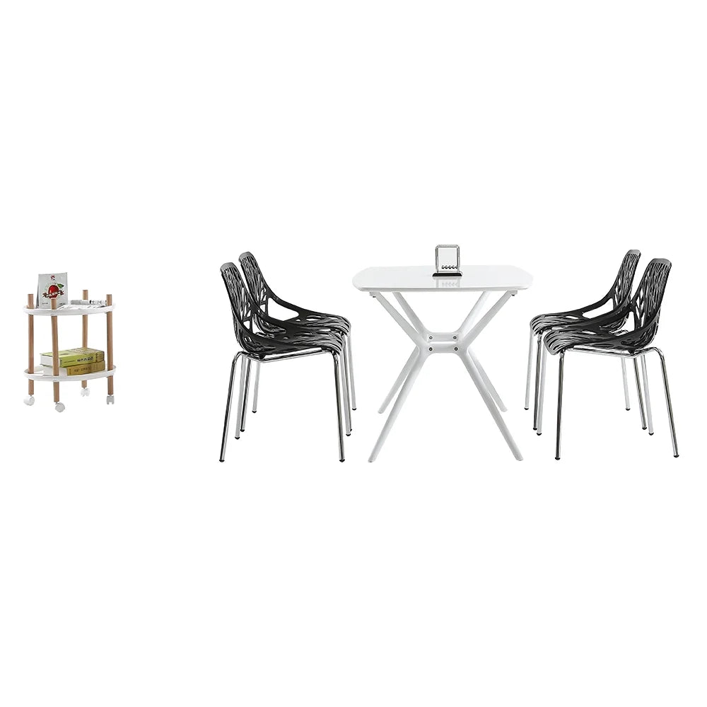 Black Plastic Dining Chair G122429