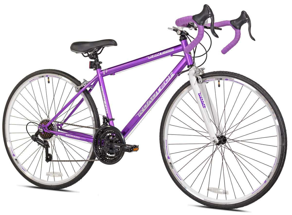 700c Women's Road Bicycle Purple/White L159401