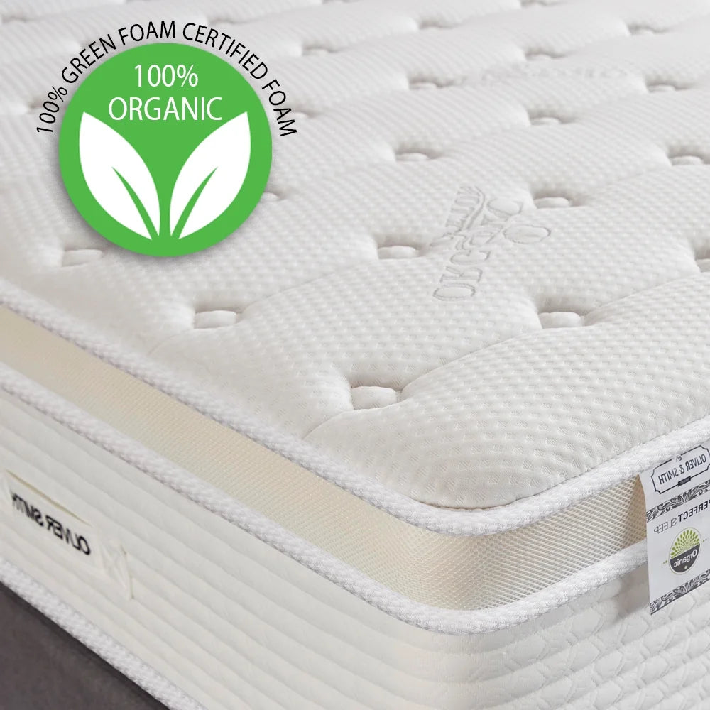 16 Inch Cool Memory Foam Pocket Spring Hybrid Mattress X804189