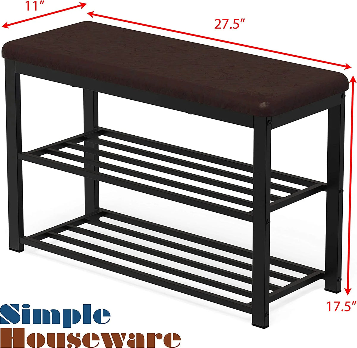 Shoe Rack Bench Storage Organizer P698670