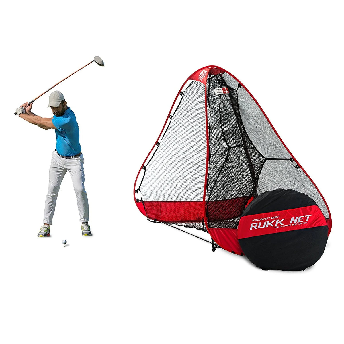 Pop-up Golf Net with Ball Return C5833