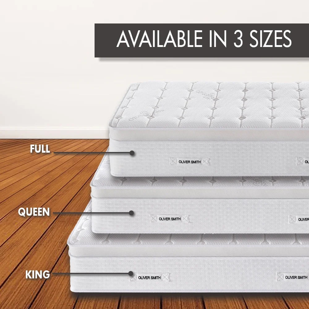 16 Inch Cool Memory Foam Pocket Spring Hybrid Mattress X804189