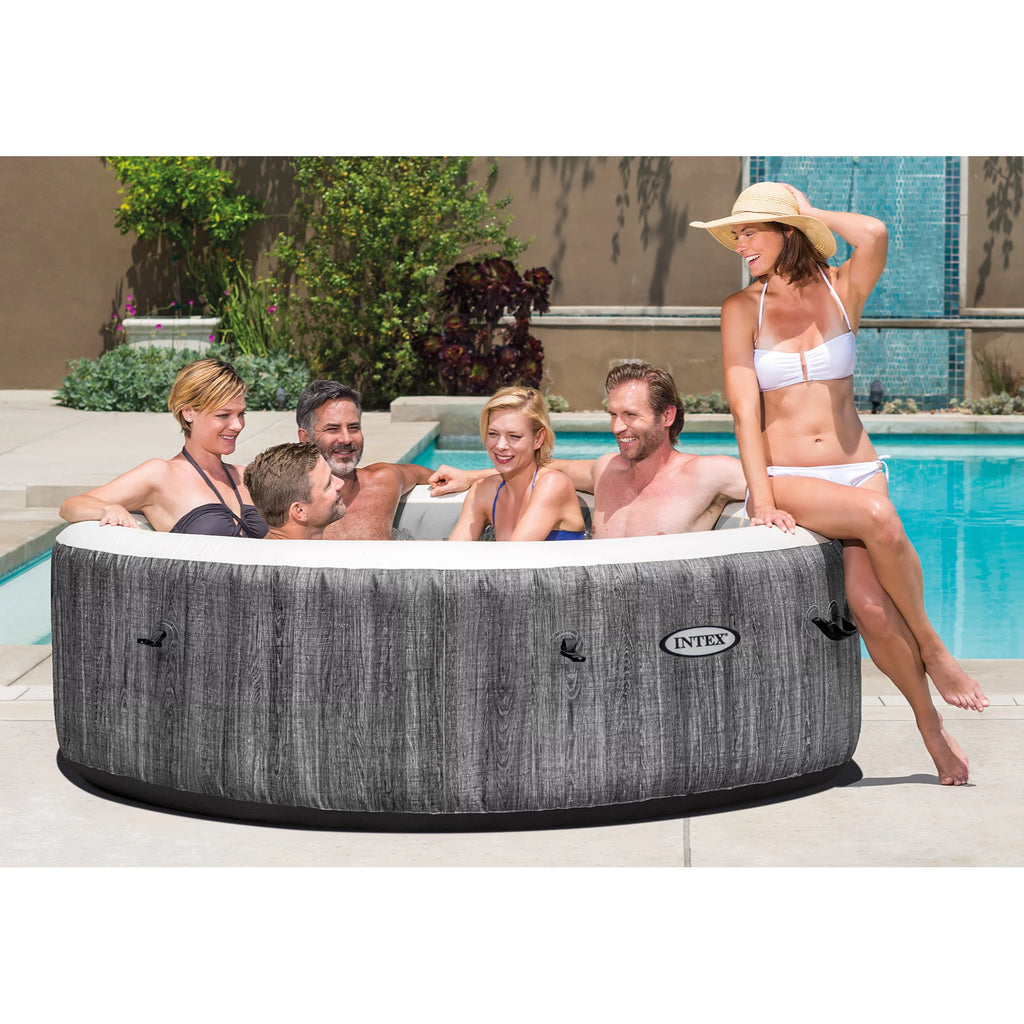 6 Person Inflatable Hot Tub Bubble Jet Spa I456