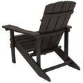 All-weather Poly Resin Wood Outdoor Adirondack Chair Set of 4 Slate Gray M7824