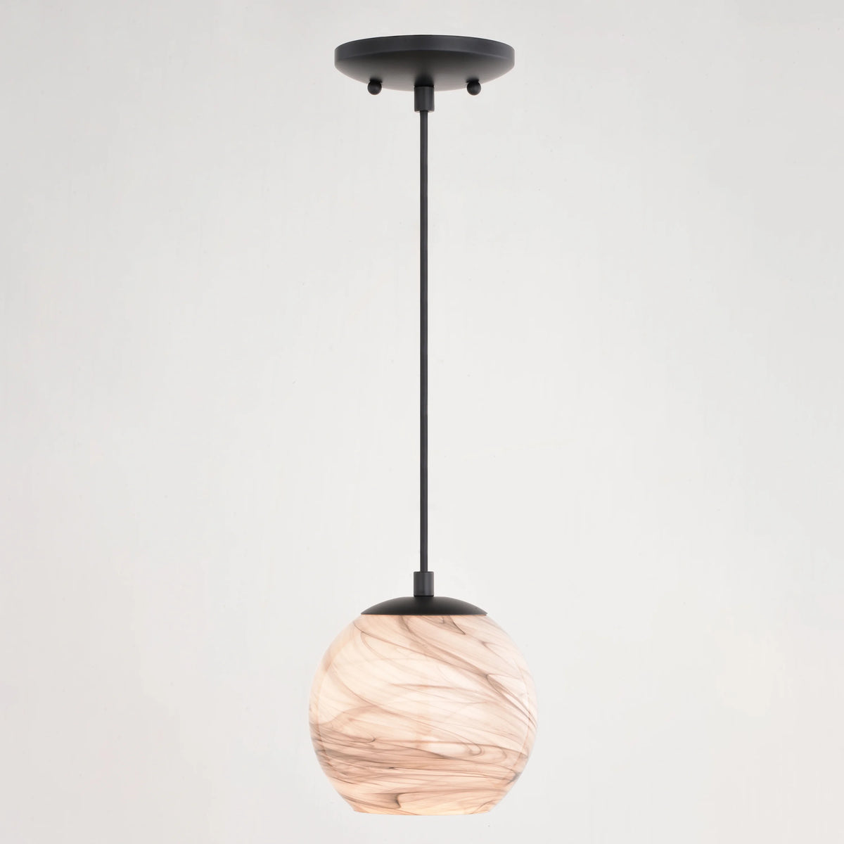 Matte Black Art Glass Mini Pendant Ceiling Light L713