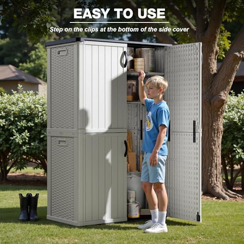 27 Cu.ft Resin Outdoor Storage Shed N7866