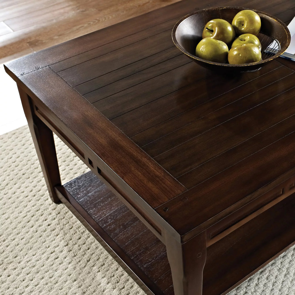 Rustic Wood Lift Top Coffee Table I2637