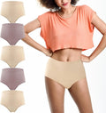 Washable Leak Proof High Waist Cotton Incontinence Underwear 5 Pack R97597