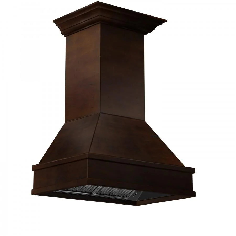 30 in. Wooden Wall Mount Range Hood L375