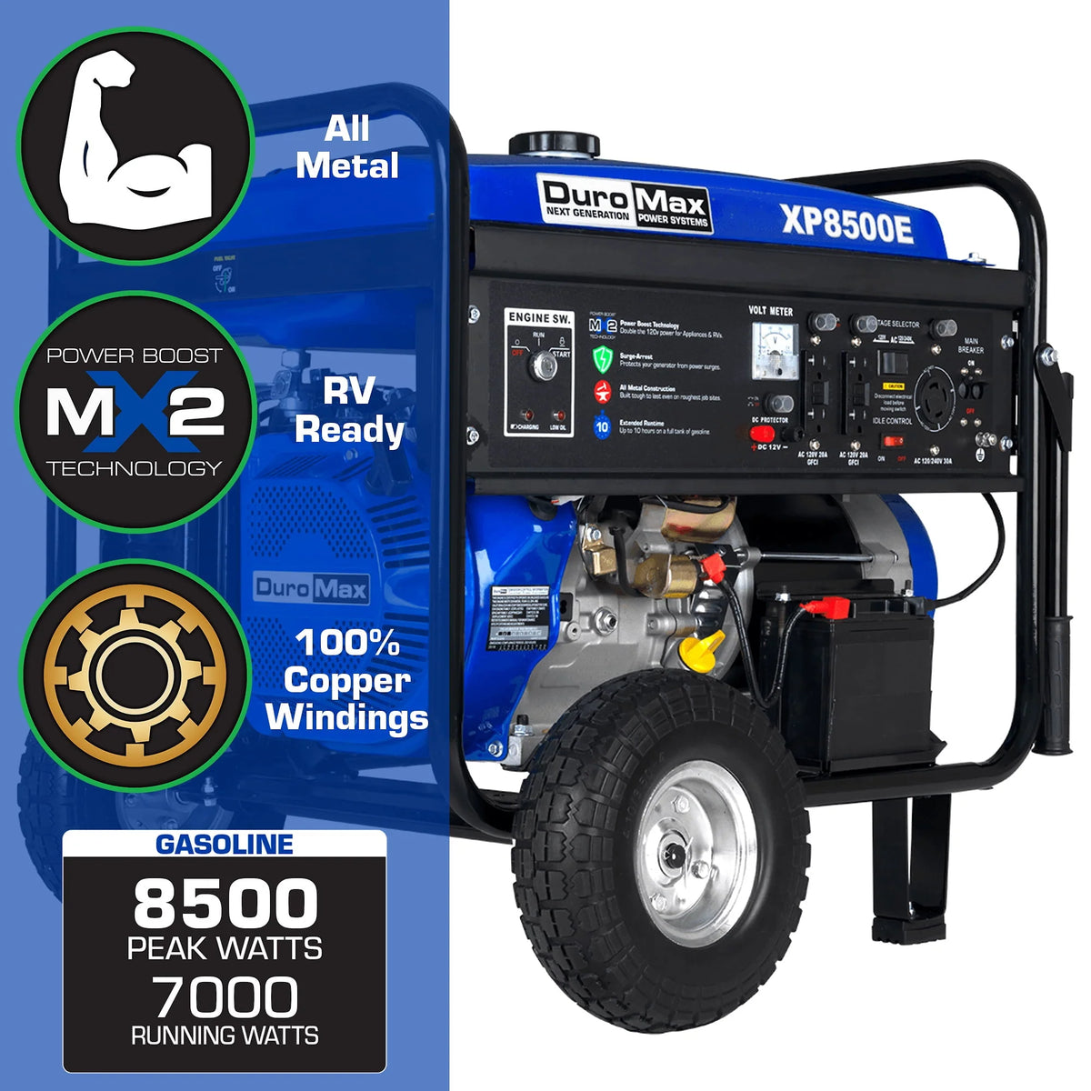 8500-Watt 420cc Gas Generator with Electric Start D5163