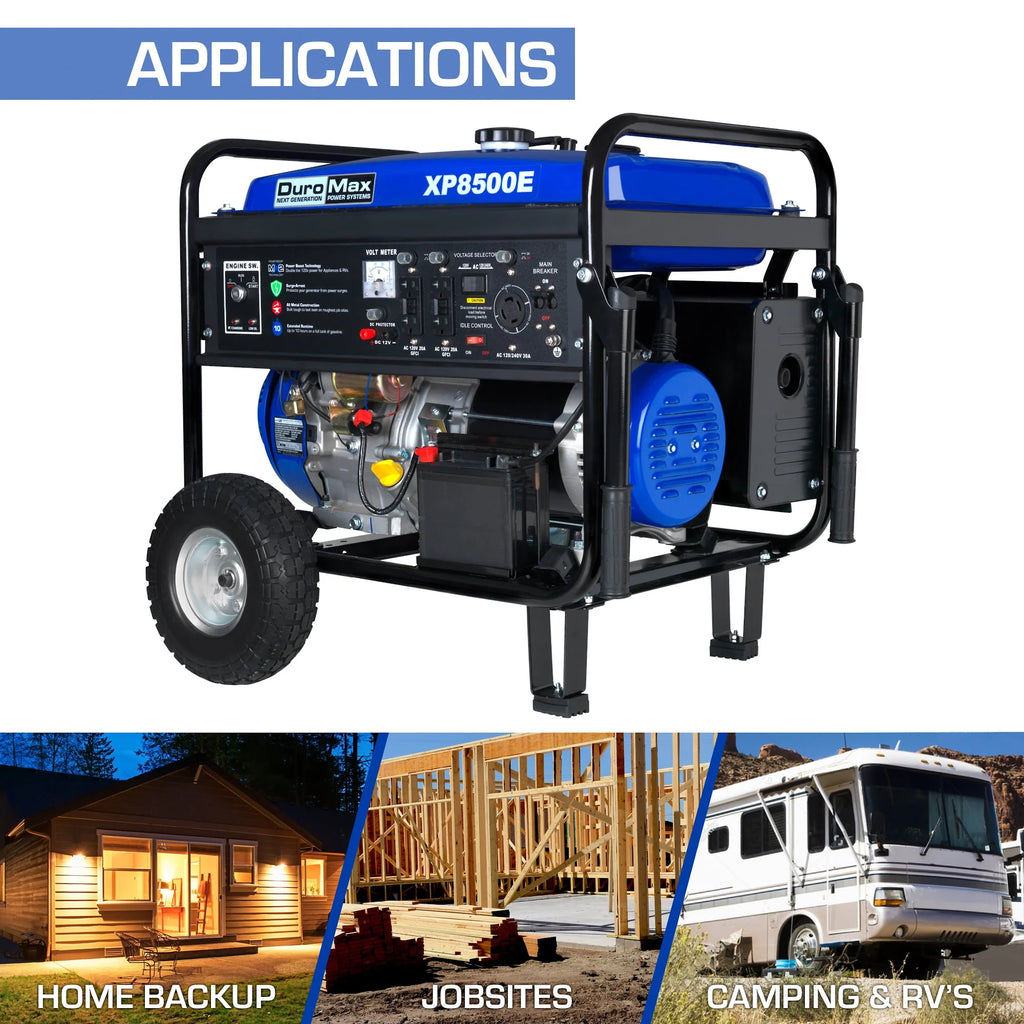 8500-Watt 420cc Gas Generator with Electric Start D5163