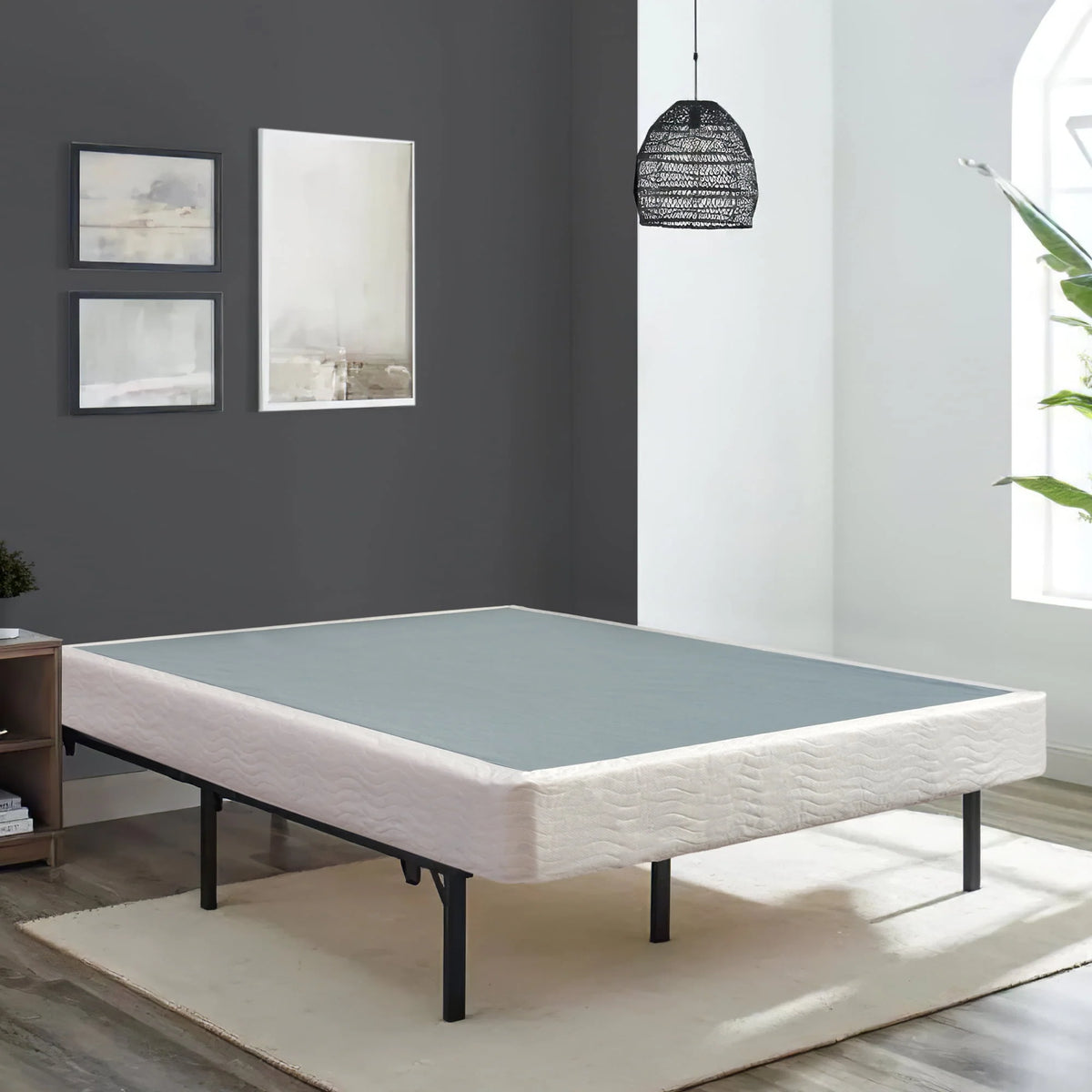 5-inch Sturdy Wood Box Spring Queen Q3968