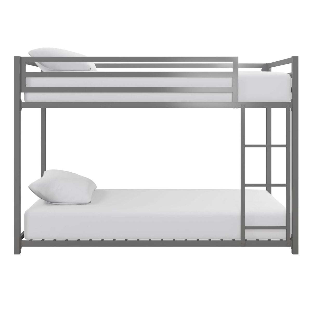 Twin Over Twin Black Bunk Bed F93120