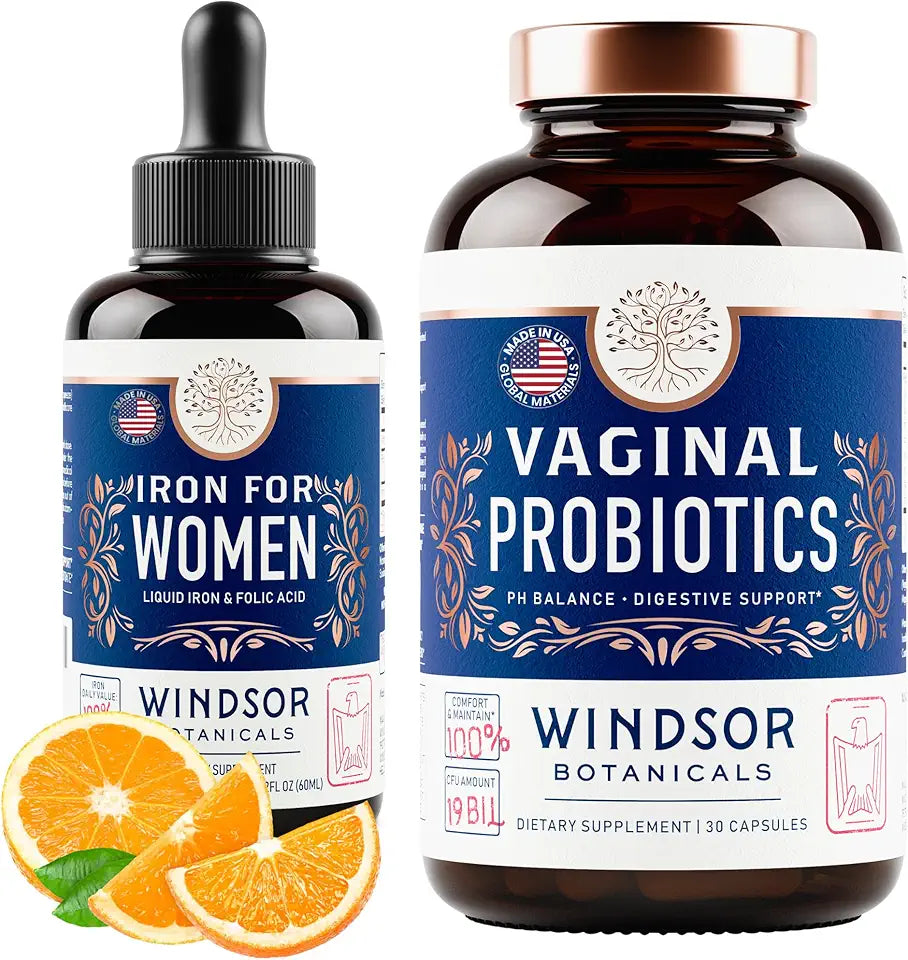 Vaginal Probiotics and Liquid Iron Supplement Bundle H47183