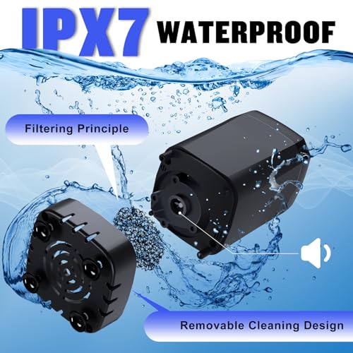 Portable Camping Shower with LED Display, 4 Spray Modes, IPX7 Waterproof H264003