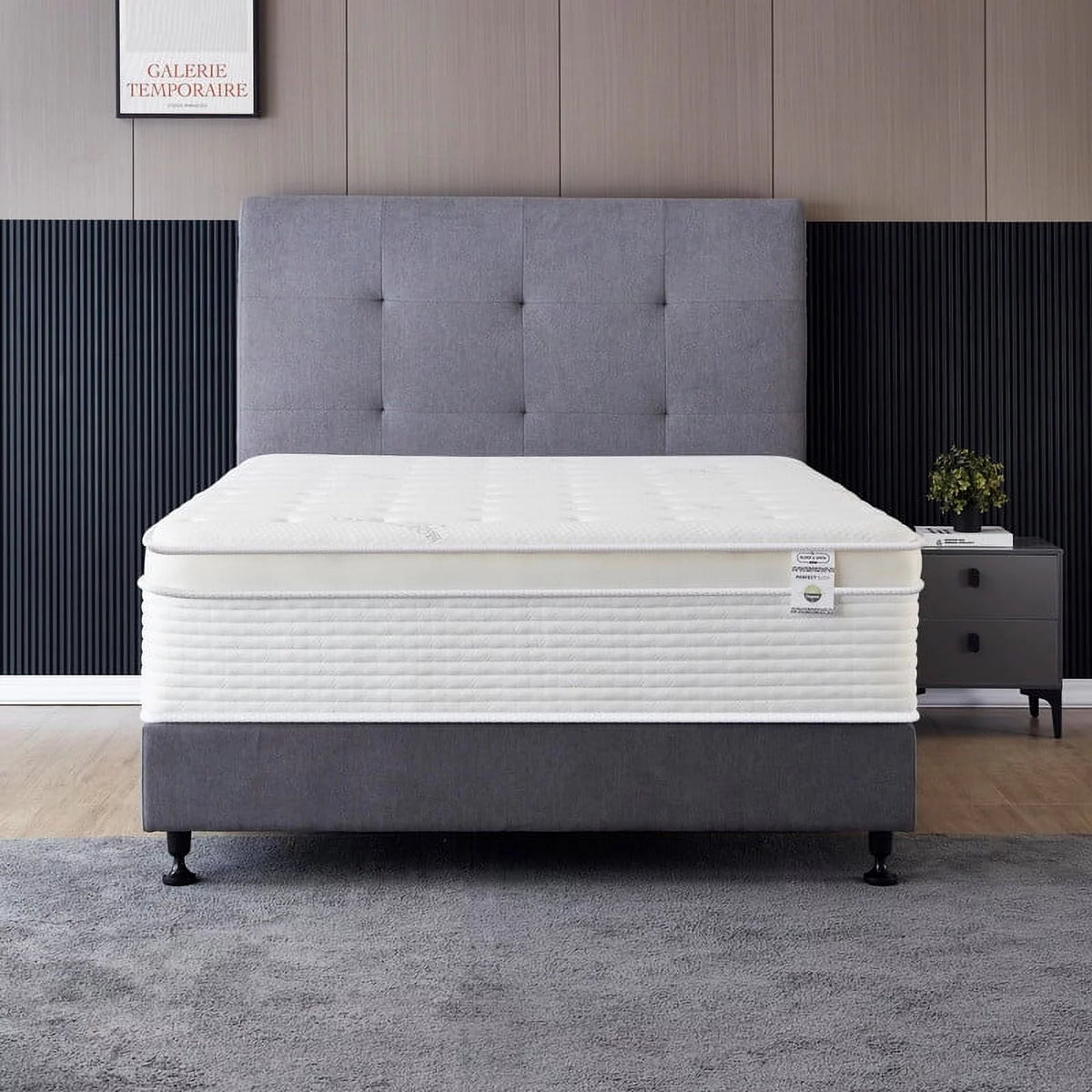16 Inch Cool Memory Foam Pocket Spring Hybrid Mattress X804189