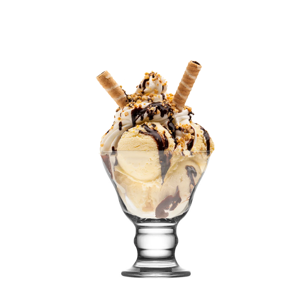Glass Sundae Bowls Set of 6 Dishwasher Safe P570728