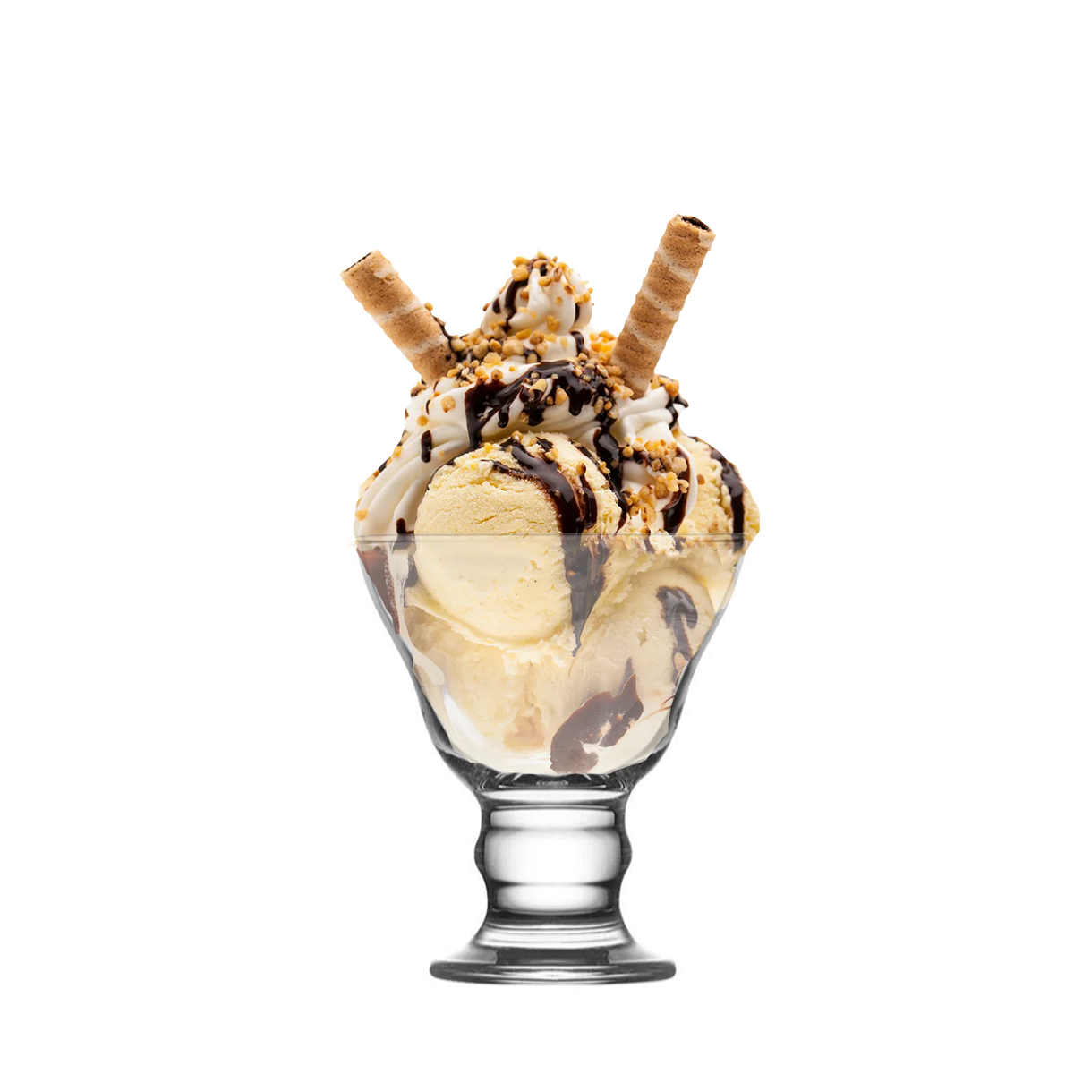 Glass Sundae Bowls Set of 6 Dishwasher Safe P570728