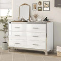 Mirrored 6 Drawers High Gloss Dresser D4605