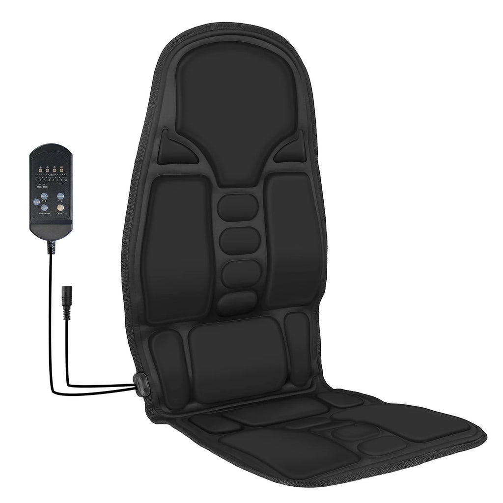 Black Heated Vibration Massage Seat Cushion C61378