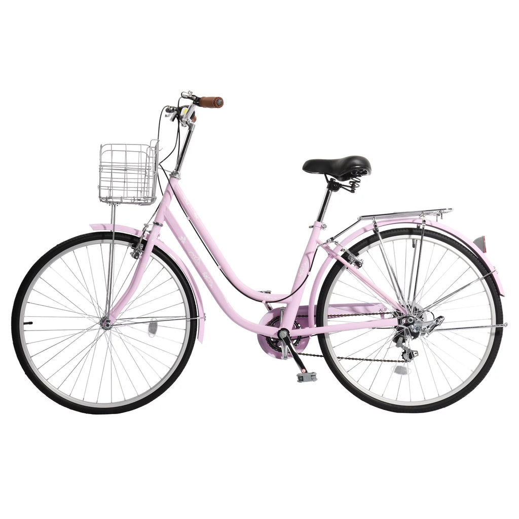 Pink 26in 7 Speed City Bike I178590