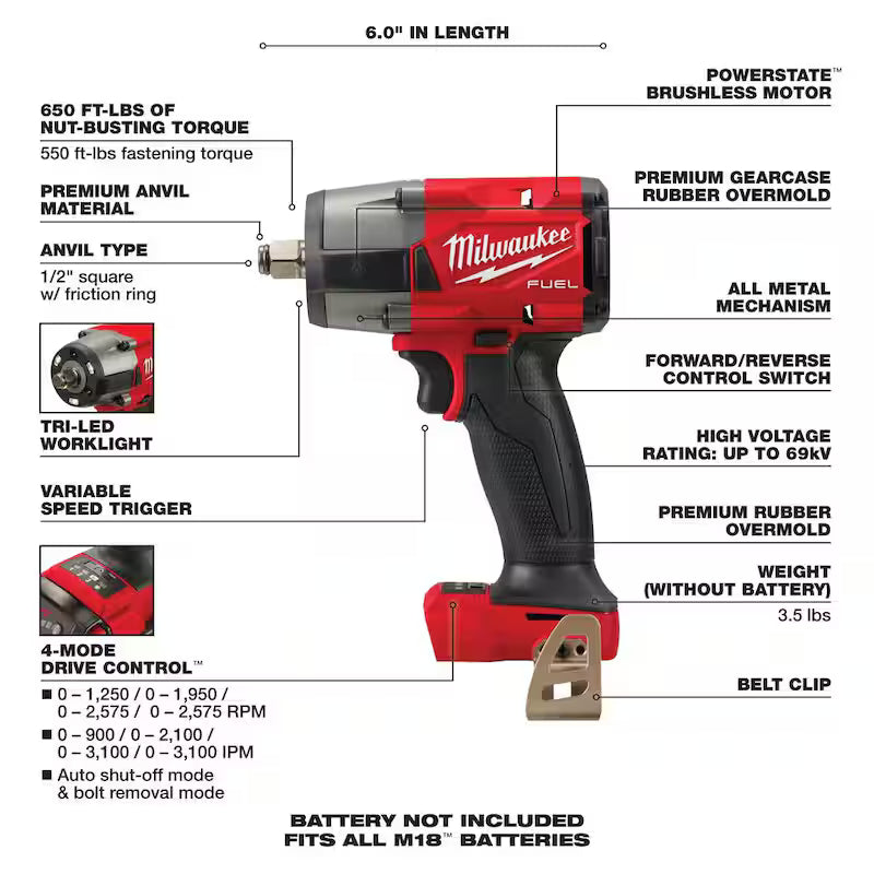 18-V Lithium-Ion Brushless Cordless Hammer Drill and Impact Wrench Kit K71499