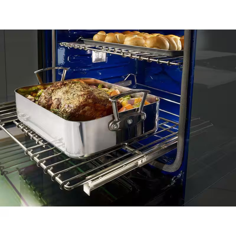 30 in. Double Electric Wall Oven Self-Cleaning with Convection in White I920717