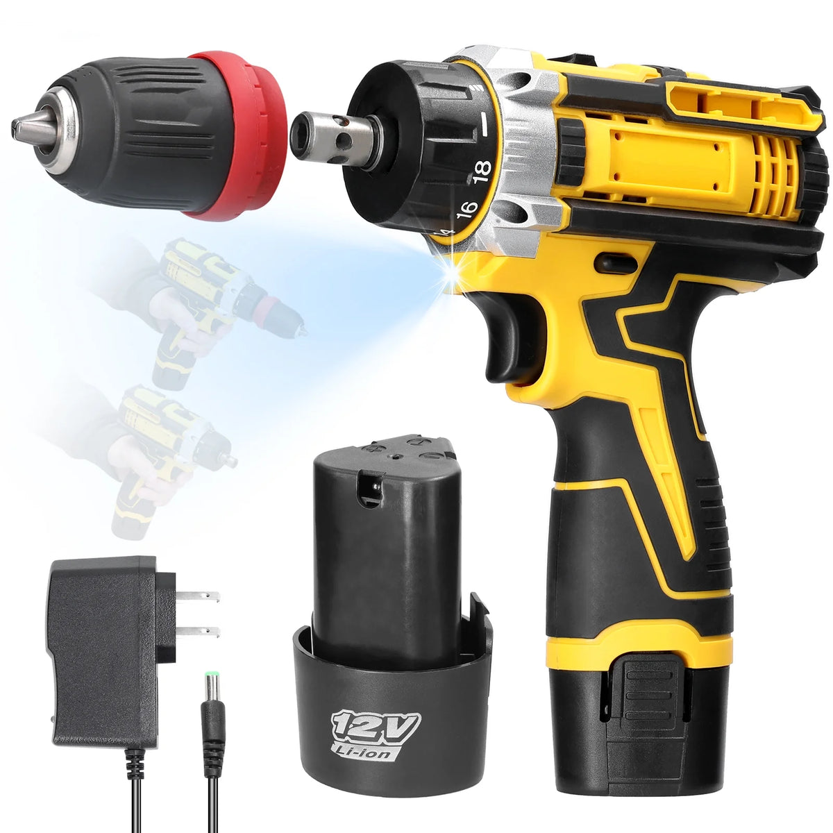 Electric Screwdriver 12 V Brushed Motor K207