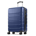 Navy Blue 24 Inch Hard Shell ABS Spinner Luggage F1427