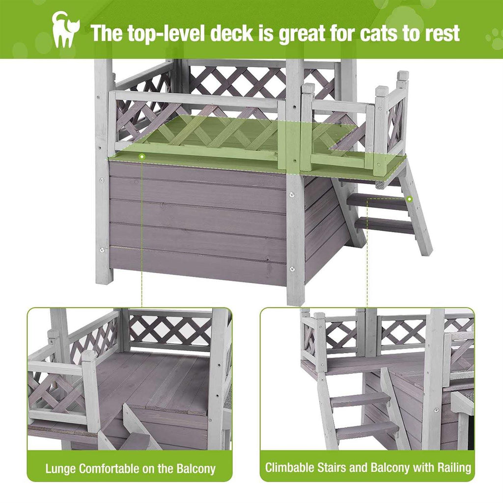 Cat House with Door B68003