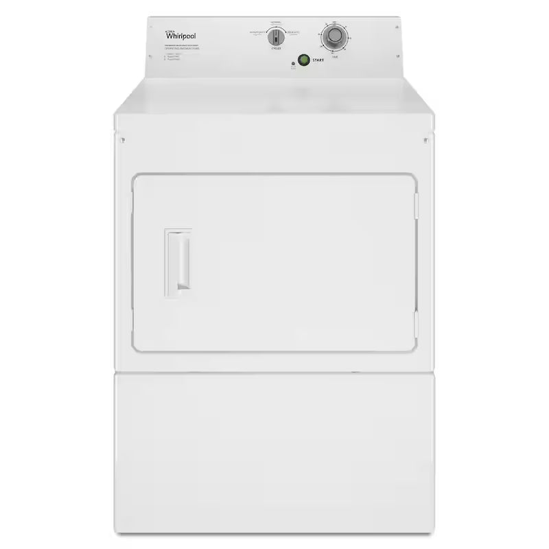 White 7.4 cu. ft. Commercial Gas Dryer E36772