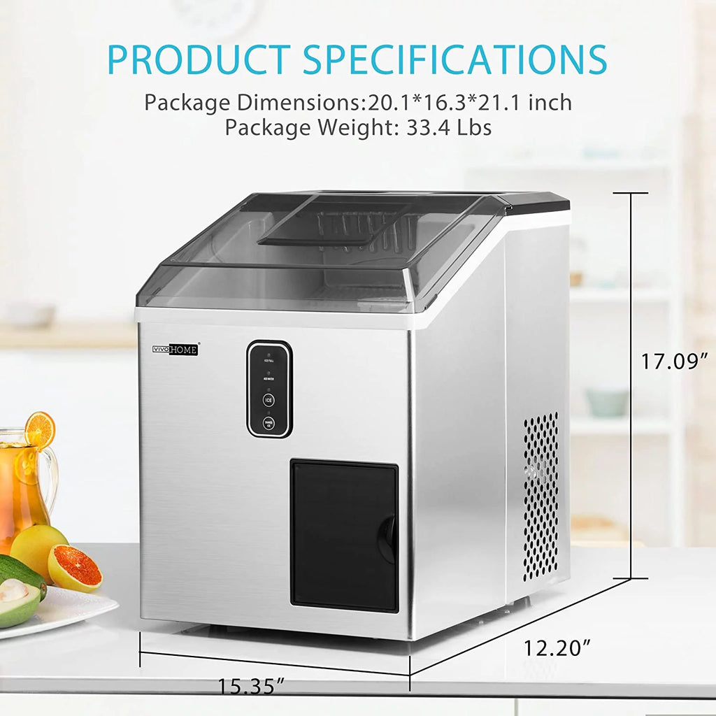 2 in 1 Countertop Ice Maker & Ice Shaver Machine M3427