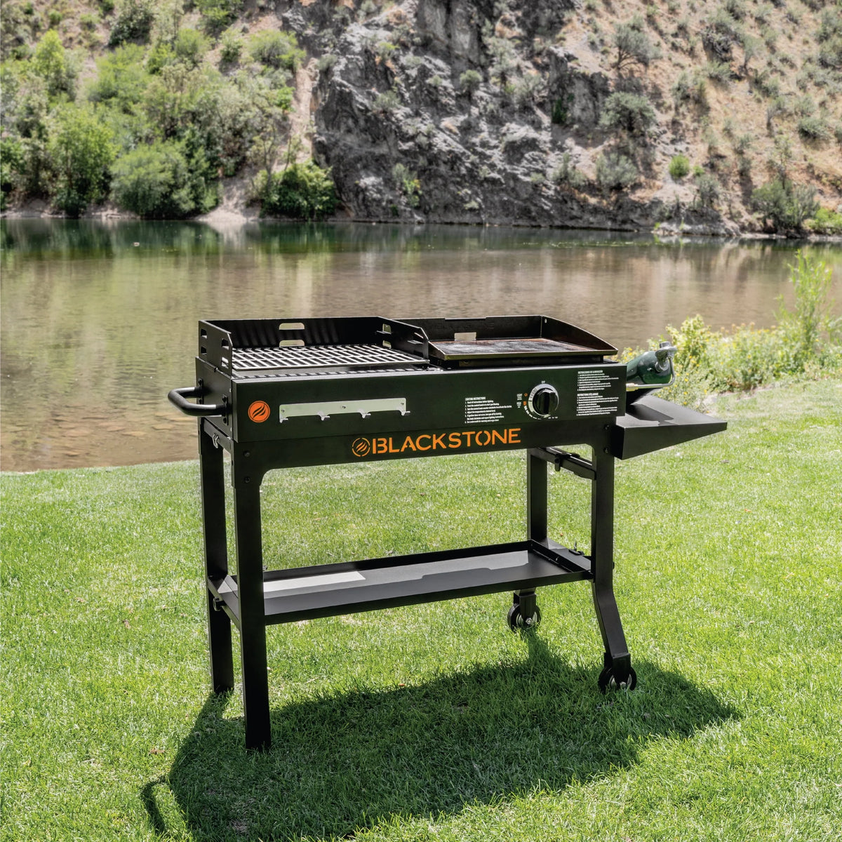 Propane Griddle and Charcoal Grill Combo Z1315
